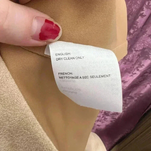 ELODIE Women's Sueded Snap Front Utility Jacket with Chest Pocket Size L - Picture 8 of 9